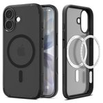 Spigen Ultra Hybrid MagFit Back Cover Case Compatible with iPhone 17 (TPU + Poly Carbonate | Frost Black)