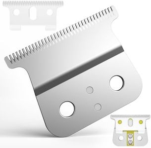 T Blade, T clipper and trimmer ceramic blades, T clipper and trimmer replacement blade replacement blade (Ceramic T blade + sliver steel blade)