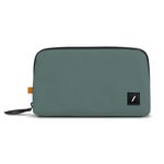 Native Union Stow Lite Organizer W.F.A Tech Organizer – Minimalist Travel Pouch Made of Recycled Materials for Everyday Accessory Storage & Protection – Stores Cables, Chargers & More (Slate Green)