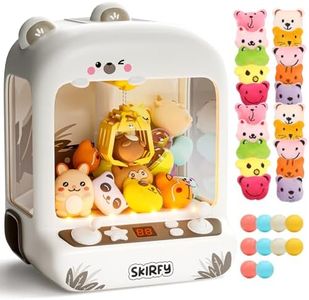 Skirfy Mini Claws Machines for Kids,Vending Machines Toys for Boys Girls 6 7 8 9 Year Old,Arcades Games Toys Bear with LED Light & Adjustable Sound,Birthday Party for 6-12 Year Old Boys Girls