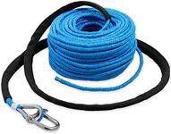 Camco Trac Outdoor 100ft Anchor Rope | Features an 800 lb. Break Strength | Includes a Stainless Steel Anchor Shackle (69080)