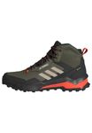 adidas Men's Terrex AX4 Mid Gore-TEX Hiking Shoes, Olive Strata/Wonder Beige/Core Black, 10 UK