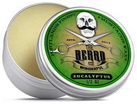 Moustache and Beard Wax 15ml – Promotes Facial Hair Growth with Moisture Resistant Feature – Ideal Beard Styling for Men with All Natural Ingredients, Strong Hold, & Eucalyptus Scent Wax