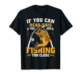 Funny Men Angler Fish Fishing Bass T-Shirt