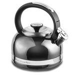 KitchenAid KTEN20DBPR 2.0-Quart Kettle with Full Handle and Trim Band Stovetop, Porcelain, Pyrite