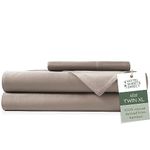 Hotel Sheets Direct Luxury 100% Bamboo Bed Sheet Set - Eco-Friendly, Hypoallergenic, Cooling Sheets. Bamboo 3 Piece Bed Sheet Set (Twin XL, Sand)