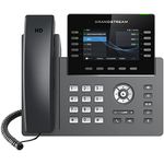 GRANDSTREAM GRP2615 10 Line IP Phone, 16 SIP Accounts, 480x272 Colour Screen, HD Audio, Powerable Via POE