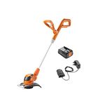 Flymo 18V EasiTrim Plus 230 Cordless 2-in-1 Grass Trimmer Kit - With 18V Power For All Battery and Charger, 23cm, Shrubbing Function, Plant Guard, Power For All Alliance