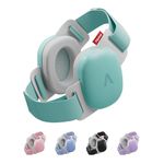 Alpine Muffy Baby Comfort - Ear Defenders for Babies and Toddlers - CE & UKCA Certified - Headband for Safe Fit & Comfort - Adjustable for Ages Up To 48 Months - 24dB Sound Reduction, Aqua Blue