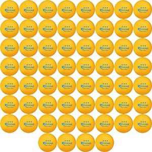 KEVENZ 60-Pack 3-Star 40+ Orange Table Tennis Balls,Advanced Ping Pong Ball