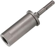 Vearter SDS Plus Ground Rod Driver for Grounding Rod, 40CrMo Steel Adapter Bits for All SDS-Plus Rotary Hammer Drill, Removable Tool for Fence Installation Rebar Piling - ODØ19mm X 145mm Length