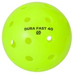 DURA Outdoor Pickleball Balls by Pickle-Ball, Inc. (DURA Fast 40) (Neon Green, Dozen)