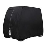 Waterproof Golf Cart Cover, Outdoor Golf Carts All Weather Protect Cover, for EZ GO Club Car, Yamaha Golf Carts, Sunproof Dustproof 4 Seat Club Car Cover, S/M/L,L