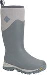 Muck Boots Men's Arctic Ice Tall AGAT Rain Boot, Grey, 9 UK