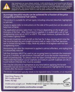 Brazilian Keratin Hair Straightening Kit – Smoothing Treatment