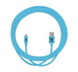 Juice Apple iPhone 11, Pro, iPhone X, Xr, iPhone 8, 7, 6, SE, iPad Lightning, Charge & Sync Cable, 2m, Aqua