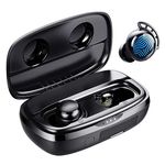 Tribit Wireless Earbuds,150H Playtime Bluetooth 5.2 IPX8 Waterproof Touch Control Ture Wireless Bluetooth Earbuds with Mic Earphone in-Ear Deep Bass Built-in Mic Bluetooth Headphones, Flybuds 3