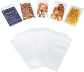 Small Ziplock Bags Pack of 100 Pcs 2.25x3"/5.7x7.6cm. Small Plastic Bags, Mini Baggies For Tablets, Pills, Jewellery, Sweets, Candies, Drugs, Screws, Nuts Cookies & More