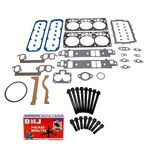 DNJ Head Gasket Set with Head Bolt Kit For 1994-1997 for Dodge B150 3.9L 3906cc 239cid V6 OHV