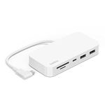 Belkin 6-in-1 USB Type C Hub, iMac 24 inch Rear Mounted Docking Station with SD & microSD Card Reader, Gigabit Ethernet, 2 USB A Ports, and USB C Port for Fast Data Transfers and Peripherals