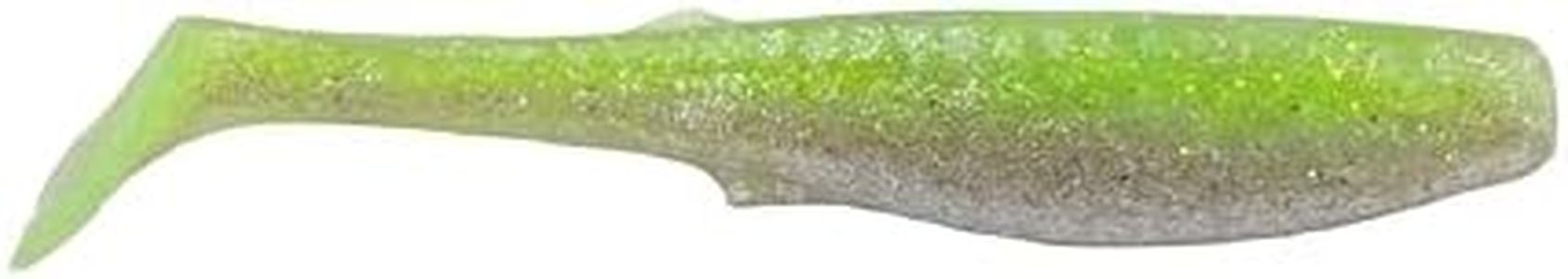 Berkley Gulp! Saltwater Paddleshad Fishing Bait, Key Lime Chrome, 3in, Extreme Scent Dispersion, Realistic Baitfish Profile, Ideal for Redfish, Flounder, Bass and More