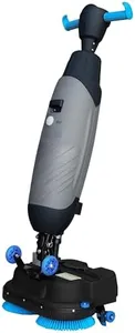 Tomahawk Electric Floor Scrubber Cleaner with 18” Power Mop Brushes Cordless 36V Battery Powered