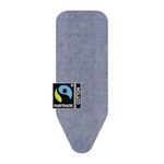 Brabantia Replacement Ironing Board Cover | All-in-One Set | Fits XL Comfort Board (Size C) | Fairtrade Denim Blue Cover | 100% Cotton Cover + Foam Padding Layer Ironing Board C