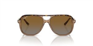 Ray-Ban Unisex Kid's Rj9096s Bill Sunglasses, Havana on Transparent Brown/Grey Gradient Brown Polarized, 49 mm