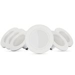 Feit Electric 5-6 inch InstaTRIM Adjustable Neck Recessed LED Downlight - 2700K Soft White - Dimmable - Pre-Mounted Trim - 65W Equivalent - 45 Year Life - 850 Lumen - High CRI | 6-Pack