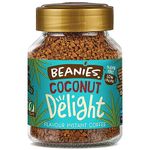 Beanies Coconut Delight Flavoured Instant Coffee 50 g (Pack of 6)