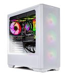 Skytech Eclipse Lite Gaming PC, Ryzen 7 7800X3D 4.2 GHz (5GHz Turbo Boost), AMD RX 7600XT 16GB GDDR6, 1TB SSD, 32GB DDR5 RAM 5600 RGB, 750W Gold PSU, 360mm AIO, Wi-Fi, Win 11 Home