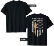 Just The Tip I Promise - Funny Bow Hunter Archery - ON BACK T-Shirt