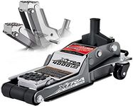 Powerbuilt 620479E Xtra Low Profile Floor Jack with Safety Bar - 2 Ton Load Capacity