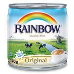 Rainbow Full Cream Sterilized, Evaporated Milk, 160 Millilitre - Cream