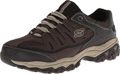 Skechers Men's After Burn - Memory Fit Shoe, Brown/ Taupe, 10.5 M US