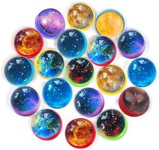 Jatidne 24 Piezas Pelotas Saltarinas para Niños Espacio 30mm Diámetro Regalos Cumpleaños Niños Colegio Piñata Cumpleaños Infantil Juguetes