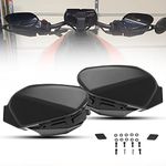 Ryker Handguards Protector Air Deflector,A & UTV PRO Plastic Hand Guards Wind Deflector Kit Compatible with Can-Am Ryker All Models Accessories (2PCS, Replace #219400894) Black