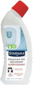 STARWAX - Gel Détartrant Décapant Surpuissant - WC et fosses septiques - Détartre en Profondeur - Efficace même sous l'Eau - Formule Concentrée - Fabriqué en France - 750ml