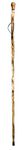 SE Natural Wood Walking Stick with Hand-Carved Spiral Design and Knob Top, 55" - WS622-56BH