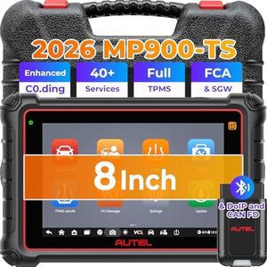Autel Scanner MaxiPRO MP900-TS, 2026 MP900TS Full TPMS Scan Tool as MS906Pro-TS, Advanced ECU Coding, 40+ Services, 3000+ Bidirectional Tool, Auto Scan 2.0, DoIP CANFD, Upgrade of MK900TS/MS906TS
