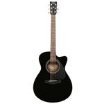 YAMAHA FS80C BLACK CONCERT CUTAWAY GUITAR