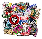 Vans Stickers of 100 Pack, Waterproof Vinyl Sticker Decals for Surfboard Hydro Flask Water Bottle Snowboard Skateboard Car Bumper, Christmas New Year Gift for Kids Teens Boys Girls Teachers Toddlers