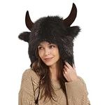 BORATO Bison Hat with Horns | Plush