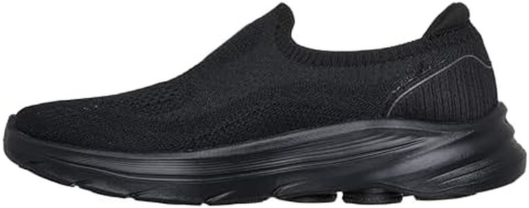 Skechers Women's Gowalk 8 - Aleena Laceless Sneaker, Black/Black, US 9.5