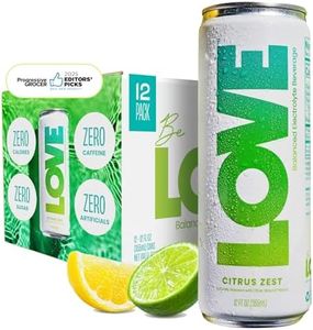 Be LOVE Electrolyte Still Water - Flavored Water for Daily Hydration, Exercise, Work & Wellness - Magnesium, Potassium & Sodium - Zero Sugar, Gluten Free (Citrus Zest, 12oz x 12ct)