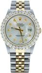 Rolex Datejust 36mm Watch 16233 Cus