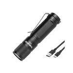 ThruNite Ti Pro Rechargeable Mini Flashlight, AA Battery Compatible, Max 1012 Lumens, Compact and Powerful for Outdoor and EDC