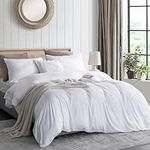 KAKABELL White Duvet Cover Set King