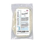 PremiumCraft Square Braid Cotton Candle Wick - #3