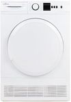 Willow WCD8W 8kg Freestanding Condenser Dryer with 15 Programmes, 3 Button Functions, LED Display